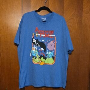 Adventure Time Blue Graphic Tee